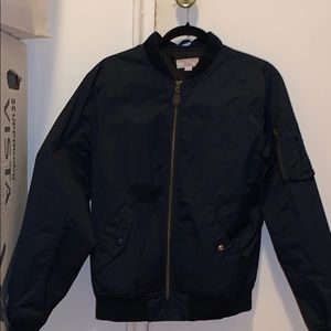 Men’s J Crew Wallace & Barnes Navy Bomber Jacket
